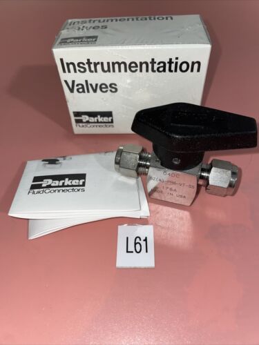 PARKER # 6A-PR6-VT-SS ROTATING PLUG VALVE, FACTORY SEALED!!! Main Image