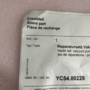 NEW Kurtz Ersa Ident-Nr/art.no. YC 54.00229 Sealing Set Fast Shipping +Warranty - Image 3