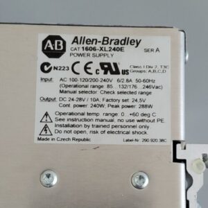 *PREOWNED* Allen-Bradley 1606-XL240E Ser A Power Supply 240V 50/60Hz + Warranty! - Image 7