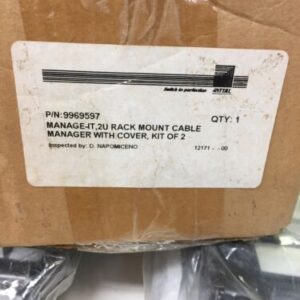 RITTAL 9969597 19" x 2U RACK MOUNT HORIZONTAL CABLE MANAGER NEW - Image 2