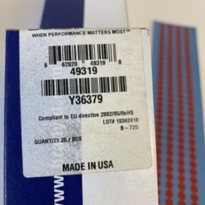 BRADY QD-25-RD Y36379 Quik-Dots MarkersStickers 25 Sheets Per Box Lot Of 5 Boxes - Image 3
