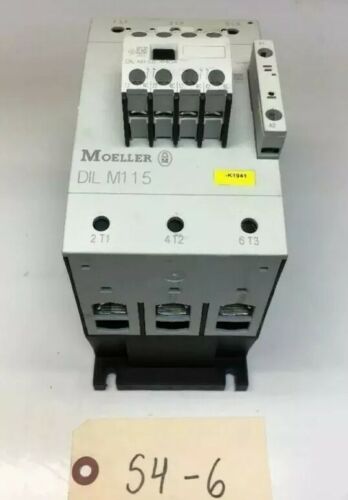 Moeller DIL M115 Contactor 160A Open 600V 3 Pole 190-240v coil Warranty! Main Image