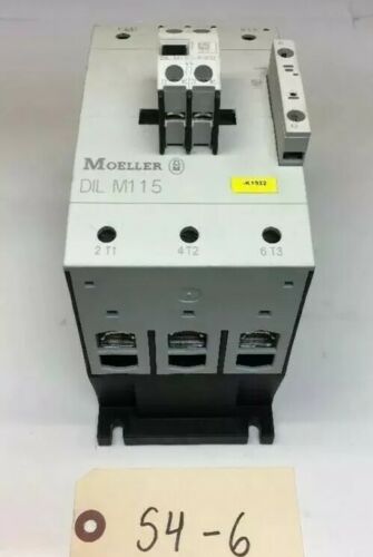 Moeller DIL M115 Contactor 160A Open 600V 3 Pole 190-240v Warranty! Main Image