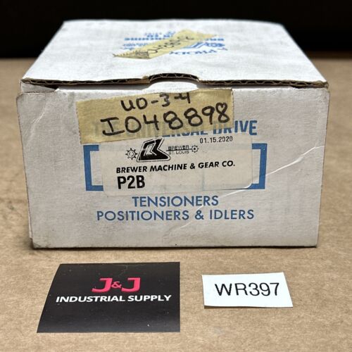 NEW IN BOX - Brewer Machine & Gear Co. P2B Idler Flat Belt Pulley || WARRANTY! Main Image