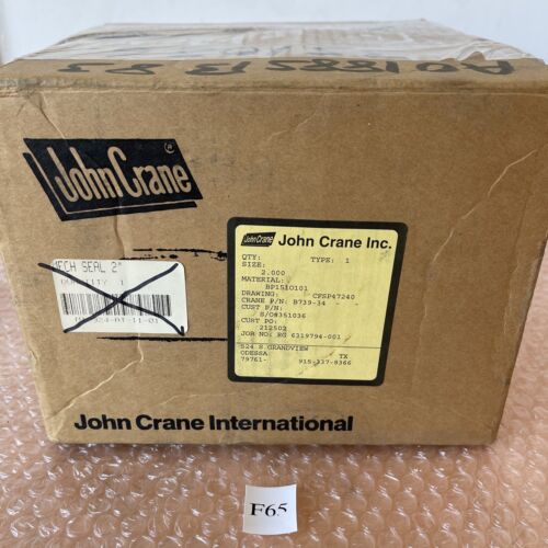 BRAND NEW | OPEN BOX- John Crane Mechanical Seal 2” B739-34 BP151O101 + Warranty Main Image
