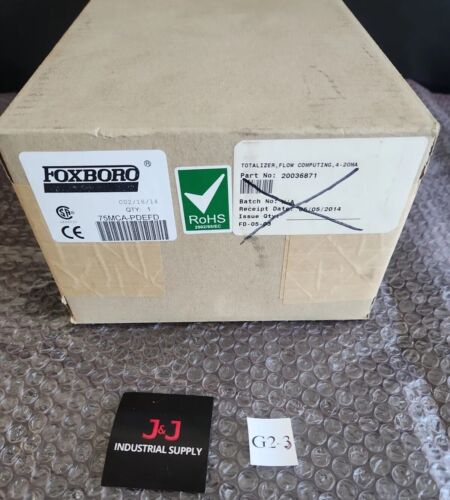 🆕️*FACTORY SEALED* Foxboro 75MCA-PDEFD Flow Rate Totalizer⚡️🇺🇸 SHIP+WARRANTY Main Image