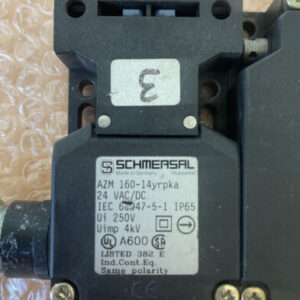 PREOWNED- Schmersal AZM160-14YRPKA Interlock Safety Switch 24VAC/DC || Warranty! - Image 2