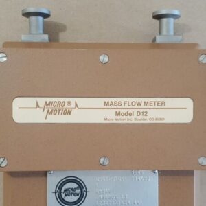 *NEW* Micro Motion D12 Mass Flow Meter DS012S109 Sensor S012S109 + Warranty! - Image 3