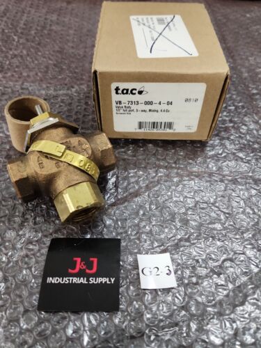 🆕️ T.A.C. Valve Body VB-7313-000-4-04 1/2" full port, 3-Way ⚡️🇺🇸 SHIP Main Image