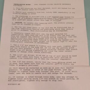 NEW GE General Electric Nuclear SA864 Standard Silver Silver Chloride Electrode - Image 8