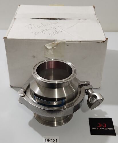 *NEW SURPLUS* Continental Disc 8055241A 3" Sanitary Fitting Rupture + Warranty! Main Image