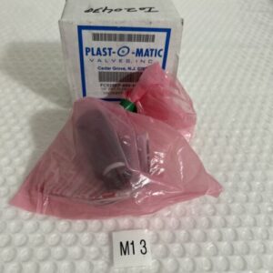Plast-O-Matic FC025EP-000-1/4-PV 1/4”PVC Flow Control Valve/EPDM/1/4 GPM NIB - Image 2