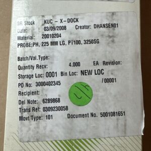 NEW- Mettler Toledo 52002560 InPro 3250SG/225/PT100 pH Sensor Probe || FAST SHIP - Image 3