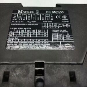 Moeller DIL M50 Contactor 3-pole 250V 80A Open 230v / 240v Cool Warranty - Image 5