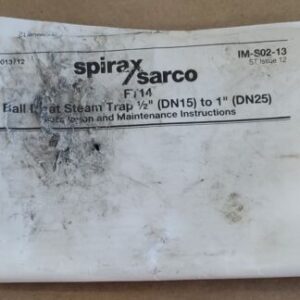 *NEW* Spirax Sarco FT14C-10 Ball Float Steam Trap 1/2" Npt SG Iron + Warranty! - Image 10