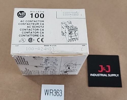 *NEW* Allen-Bradley 100-A24ND3 /C AC Contactor 110V/50Hz 120V/60Hz + Warranty! Main Image