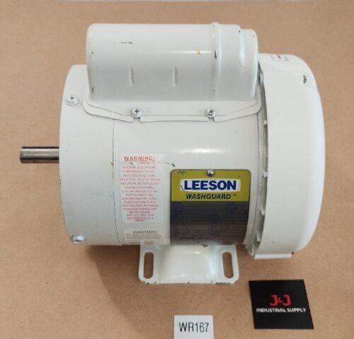 *PREOWNED* Leeson 113581.00 Washguard Motor 1/2Hp 115V 60Hz 3450Rpm + Warranty! Main Image