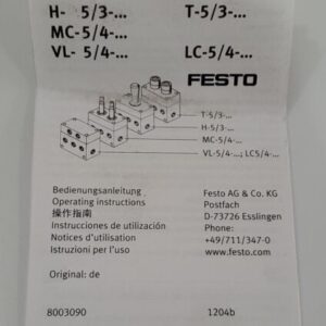 *NEW IN BOX* Festo VL-5/4-1/4 Double Pilot Valve 145Psi 4574 J602 + Warranty! - Image 8
