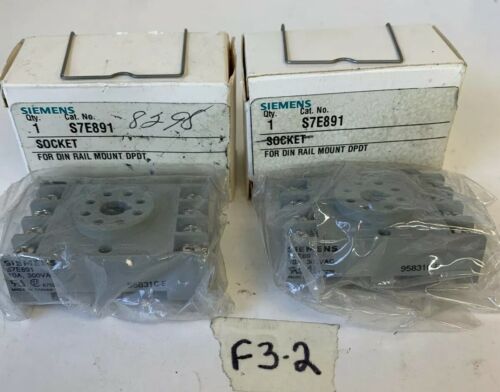 NEW Siemens DPDT S7E891 Socket for DIN Rail Mount *FREE SHIPPING* Main Image