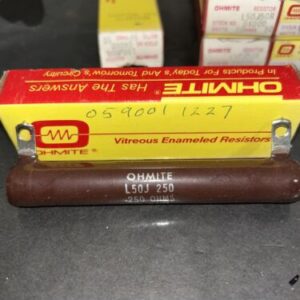(3) NIB L50J250 & (3) L50J50R OHMITE  RESISTORS FAST SHIPPING + WARRANTY - Image 5