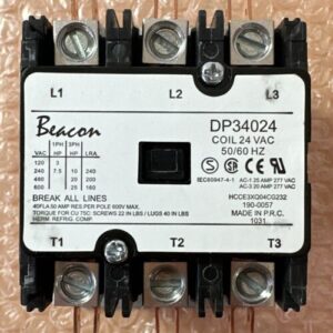 NEW IN BOX- Beacon DP34024 Definite Purpose Contactor 40FLA 3Pole 24VAC Coil🇺🇸 - Image 13