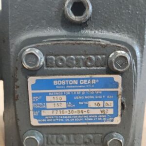 *NEW* Boston Gear F710-30-B4-G Gear Reducer 30:1 Ratio .150Hp 132Lb/In +Warranty - Image 2
