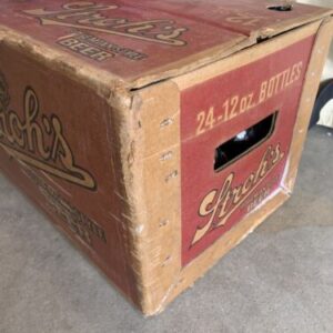 Strohs Bohemian Beer Plastic Coated Cardboard Case w/24 12oz Bottles Glass - Image 3