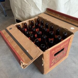 Strohs Bohemian Beer Plastic Coated Cardboard Case w/24 12oz Bottles Glass - Image 5
