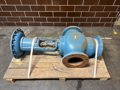 *New* Dezurik 8” 4-Way Plug Valve w/Actuator 85890C-1B20-4F-9 19-P0F1-AAB-0000 Main Image