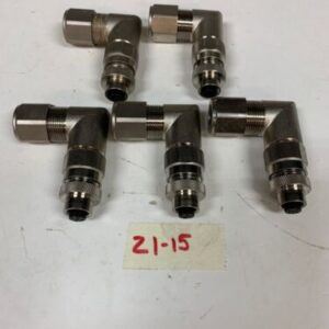 Amphenol C10-730178-5D1 New No Box( Lot Of 5)5 Pin Elbow Connector Fast Shipping - Image 1