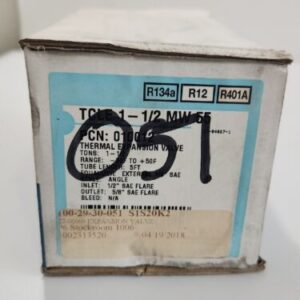 *NEW* Emerson TCLE 1-1/2 MW55 Thermal Expansion Valve 1/2" Out 5/8" + Warranty! - Image 11