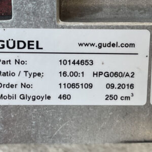PREOWNED- Grudel 10144653 16.00:1 Ratio HPG060/A2 Mobil Glycol-460 250 Cubic CM - Image 2
