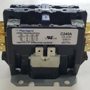 *NEW* LOT OF 2 Packard PACKARD C240A Contactors 2 Pole 40 Amps 24 Coil Voltage - Image 3