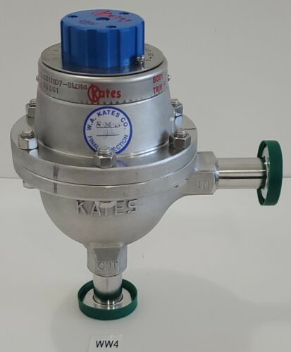 *PREOWNED* Kates GB11S07-BL014 Flow Regulator Valve SS 275 PSI Max + Warranty! Main Image
