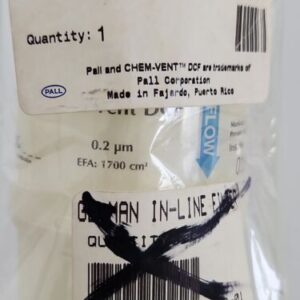 *NEW SEALED* Pall CSC92HGFFK Chem-Vent DCF 0.2um EFA: 1700cm³ 60Psi + Warranty! - Image 9