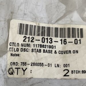 GE 601C476P3 Stab Base & Cover New No Box Fast Shipping - Image 3