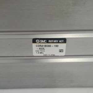 *PREOWNED* SMC CDRA1BS80-190-A53L Rotary Actuator 1.0MPa SMC D-A53 + Warranty! - Image 2