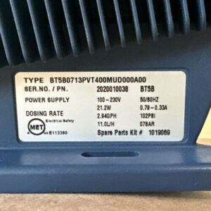 ProMinent beta/5 Chemical Dosage Unit BT5B / BT5B0713PVT400MUD000A00 || WARRANTY - Image 3