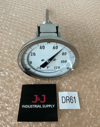 NEW NO BOX- Ashcroft 3” Dial Adjustable Thermometer -20/120°F 3” Stem | FASTSHIP Main Image
