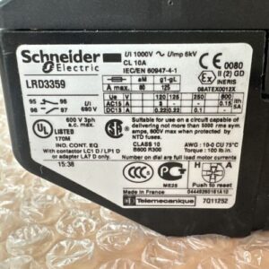 NEW NO BOX- Schneider Electric LRD3359 3Phase 600VAC || FAST SHIPPED + WARRANTY - Image 2