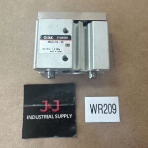 BRAND NEW- SMC MGQL16-10 Double Piston Pneumatic Cylinder 16mm Bore 10mm Stroke - Image 1