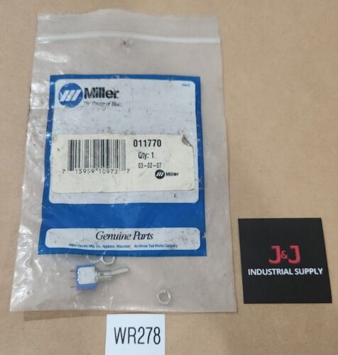 *NEW* Miller 011770 Toggle Switch Spdt 6A 125Vac On-None-On Solder Term Warranty Main Image