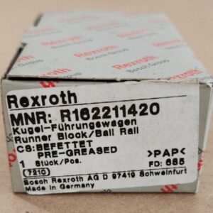 *NEW* Rexroth R162211420 Runner Block Linear Bearing Pre-Greased + Warranty! - Image 4