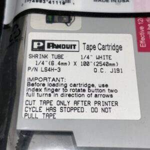 PANDUIT LS4H-3 SHRINK TUBE TAPE CARTRIDGE NEW IN SEALED BAG - Image 3