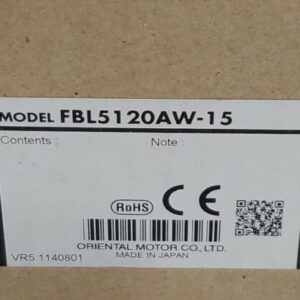 *NEW* VEXTA FBL5120AW-15 ORIENTAL MOTOR E55106A1 GEAR HEAD DRIVER SPEED CONTROL - Image 6