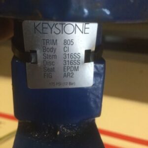 New Keystone 7" Stainless Butterfly Valve 805 703 060 AR2 099 Warranty Fast Ship - Image 4