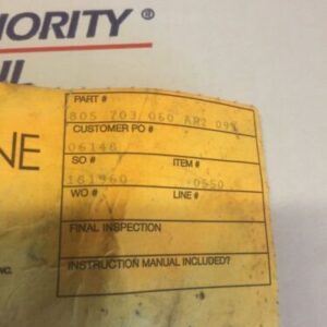 New Keystone 7" Stainless Butterfly Valve 805 703 060 AR2 099 Warranty Fast Ship - Image 5