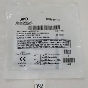 *NEW SEALED* Automation Direct DMR-0P-1H Photoelectric Switch 10-30V + Warranty! - Image 1