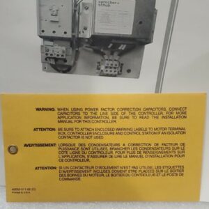 *NEW* Sprecher + Schuh PESC-64-240V Hydraulic Elevator Softstarter Series PES - Image 8