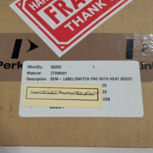 *NEW* Perkin Elmer Z7398401 OEM Label Switch Pad w/ Heat Boost + Warranty! - Image 8